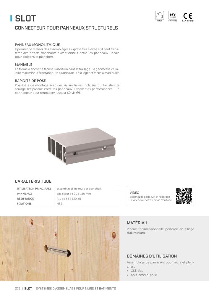 Rothoblaas - Connecteur de construction en bois NR.: 20261 - Strona 276