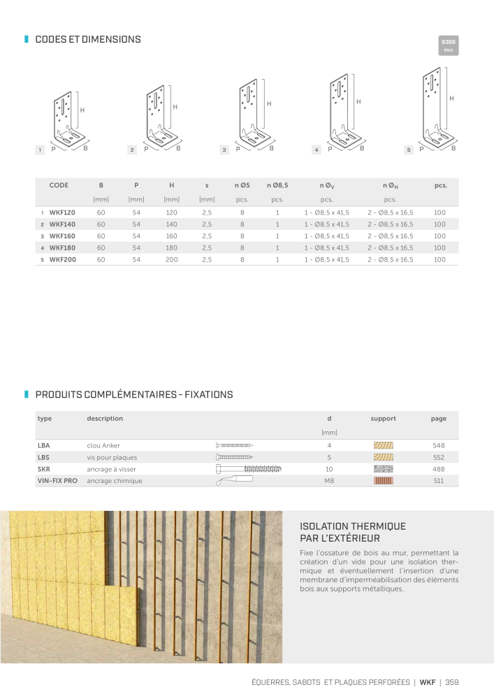 Rothoblaas - Connecteur de construction en bois Nb. : 20261 - Page 359