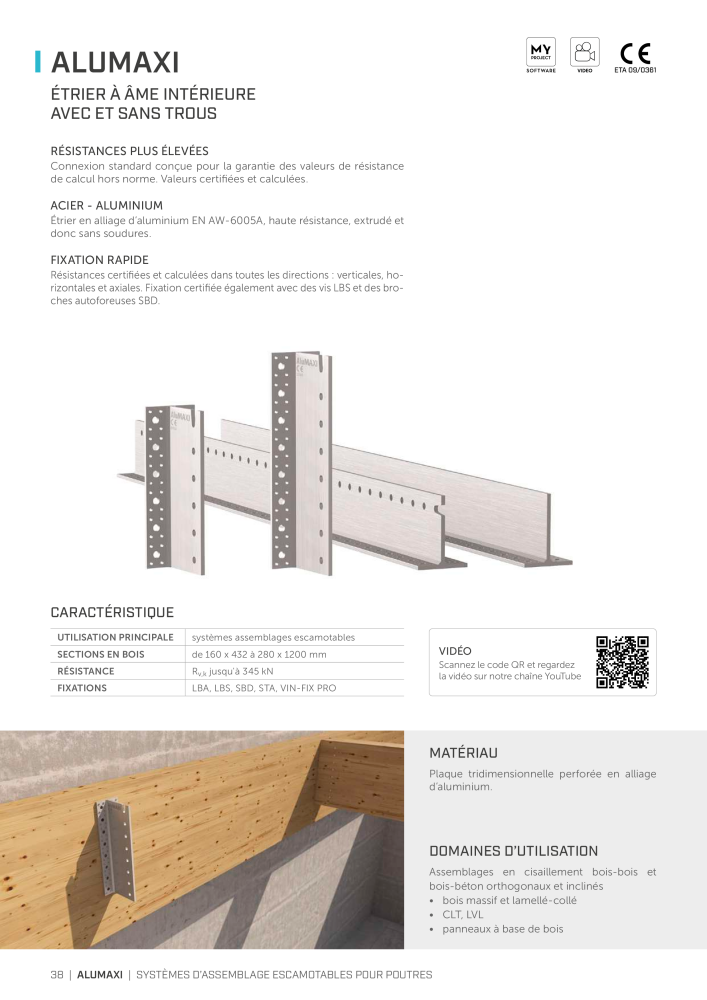 Rothoblaas - Connecteur de construction en bois NR.: 20261 - Strona 38