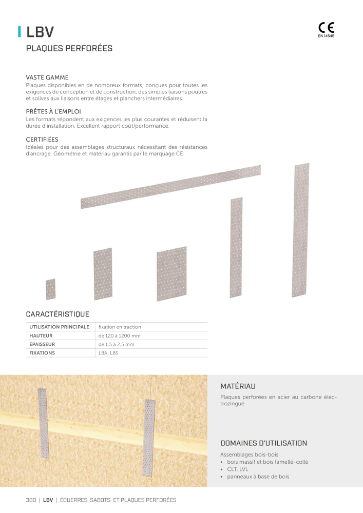 Rothoblaas - Connecteur de construction en bois Nb. : 20261 - Page 380