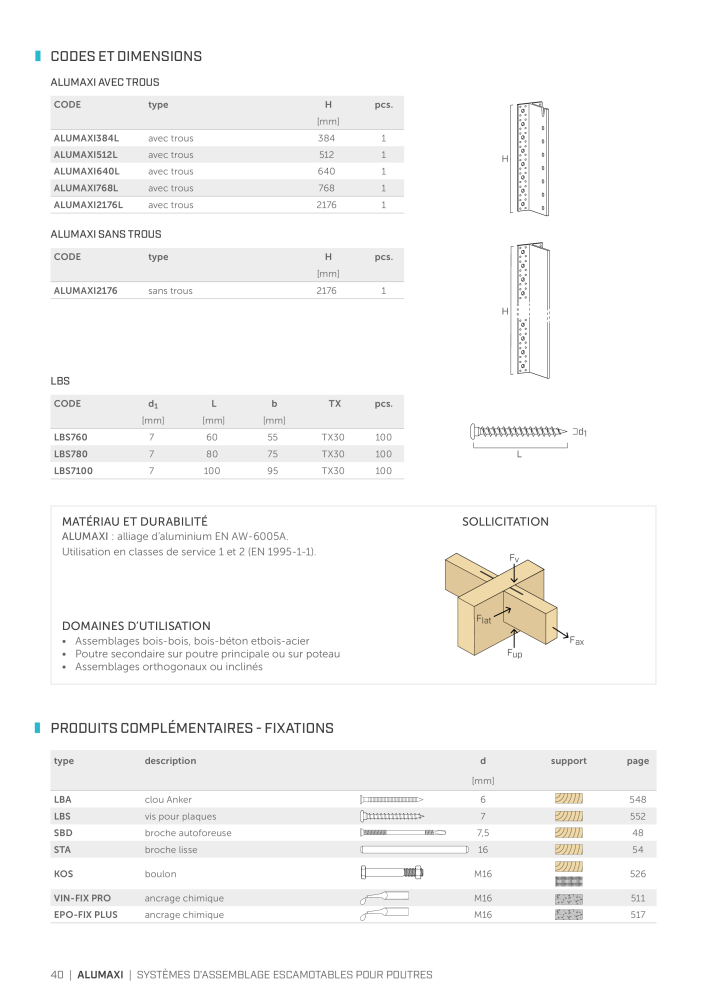 Rothoblaas - Connecteur de construction en bois NR.: 20261 - Seite 40