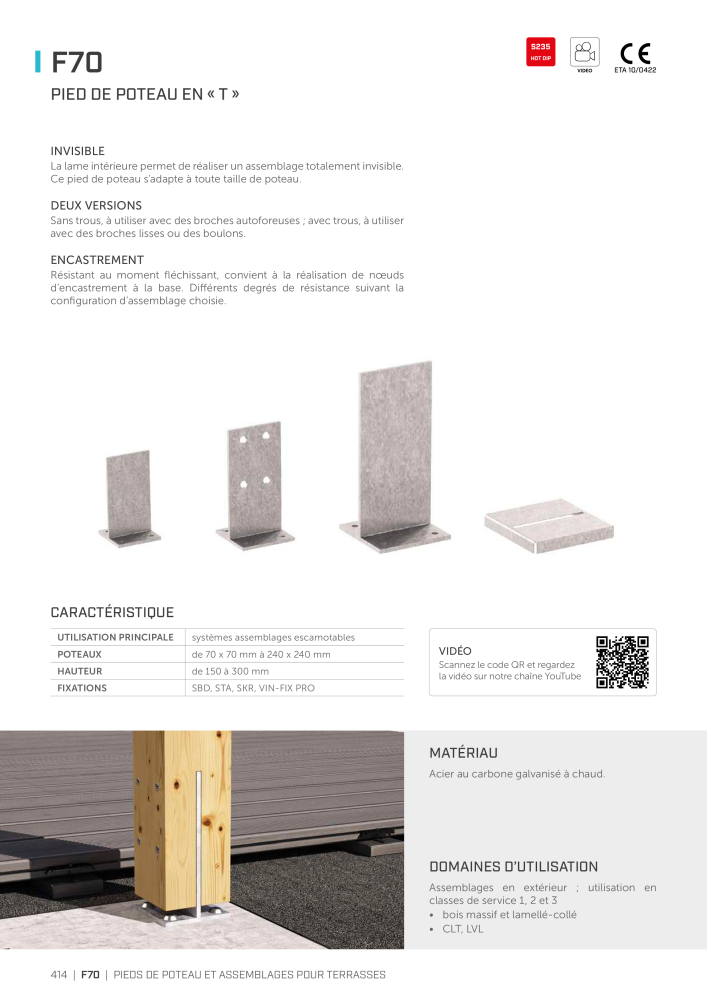 Rothoblaas - Connecteur de construction en bois Nb. : 20261 - Page 414