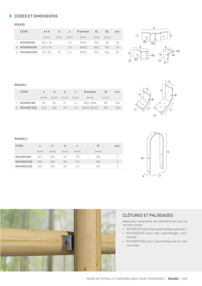 Rothoblaas - Connecteur de construction en bois NO.: 20261 - Page 447