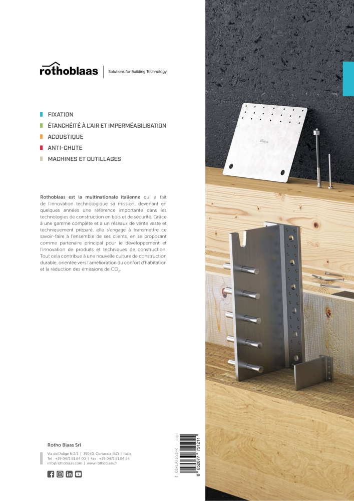 Rothoblaas - Connecteur de construction en bois Nb. : 20261 - Page 576