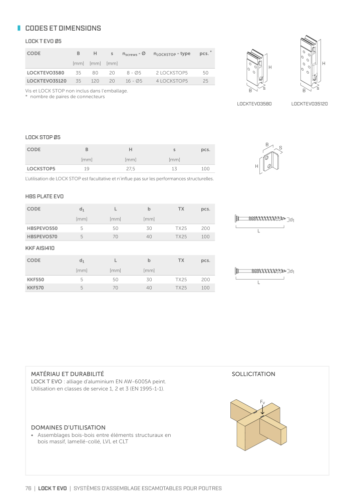 Rothoblaas - Connecteur de construction en bois Nº: 20261 - Página 76