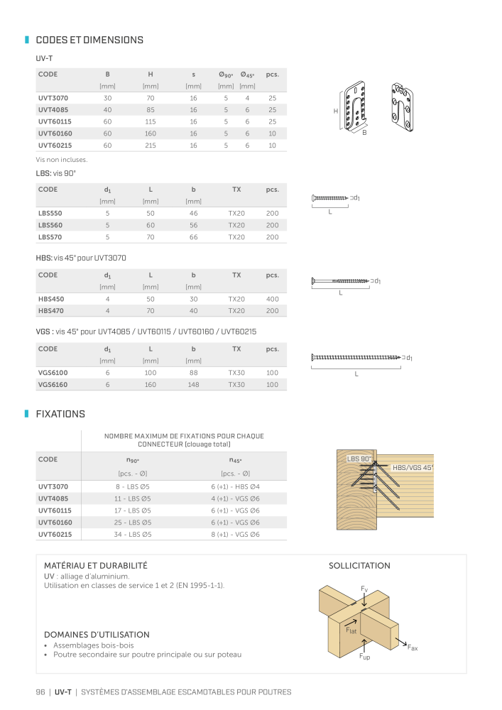 Rothoblaas - Connecteur de construction en bois Nb. : 20261 - Page 96