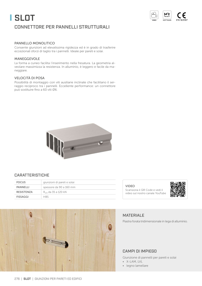 Rothoblaas - Connettore per costruzioni in legno NO.: 20262 - Page 276