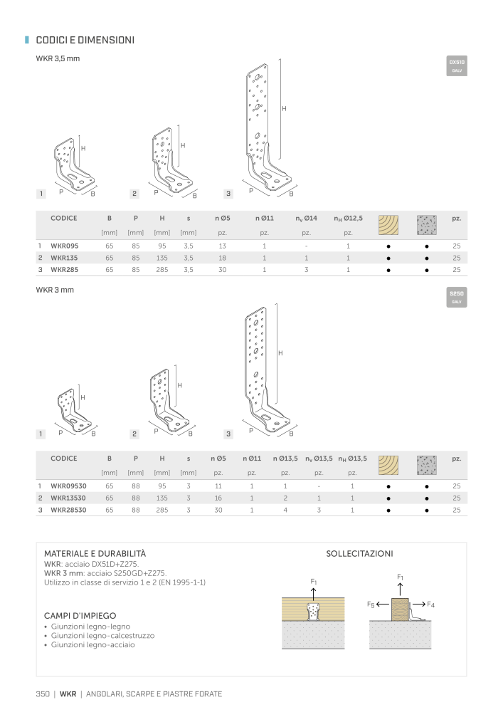 Rothoblaas - Connettore per costruzioni in legno n.: 20262 - Pagina 350