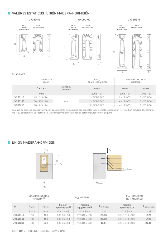 Rothoblaas - Conector de construcción de madera NEJ.: 20263 - Sida 106