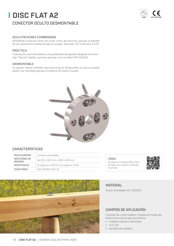 Rothoblaas - Conector de construcción de madera NR.: 20263 - Seite 116