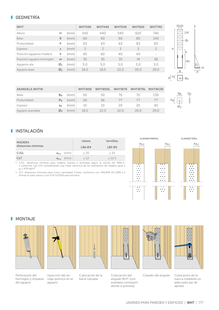 Rothoblaas - Conector de construcción de madera Nº: 20263 - Página 177