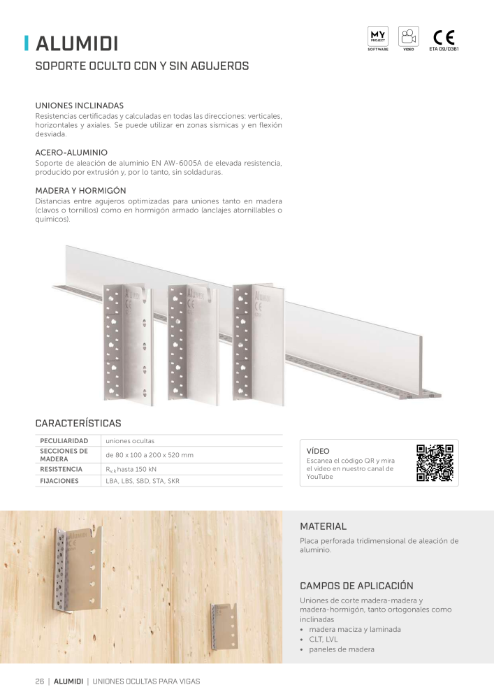 Rothoblaas - Conector de construcción de madera Nº: 20263 - Página 26