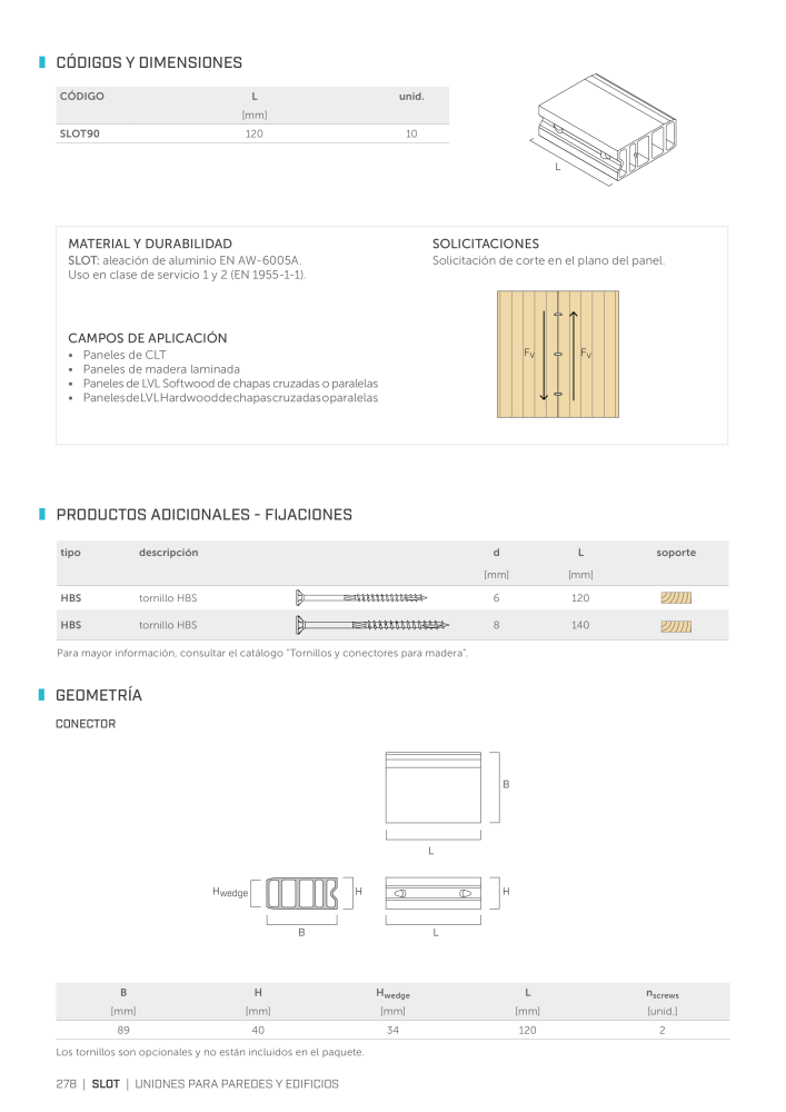 Rothoblaas - Conector de construcción de madera NR.: 20263 - Seite 278