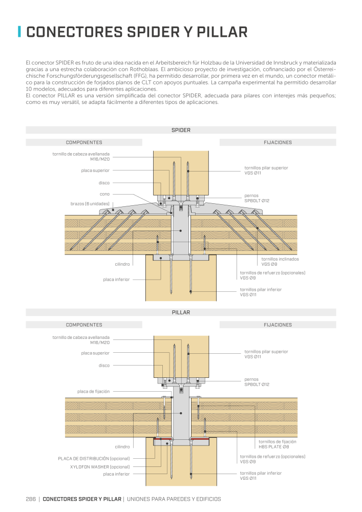 Rothoblaas - Conector de construcción de madera Nb. : 20263 - Page 286