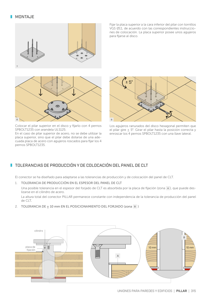 Rothoblaas - Conector de construcción de madera Nº: 20263 - Página 315