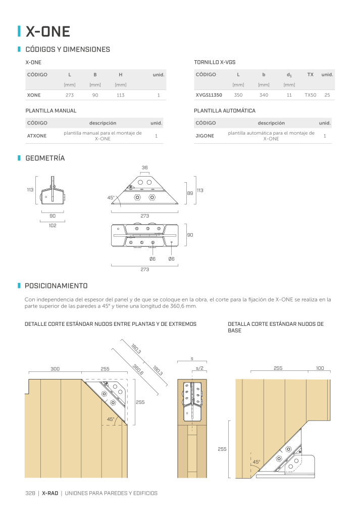 Rothoblaas - Conector de construcción de madera NEJ.: 20263 - Sida 328