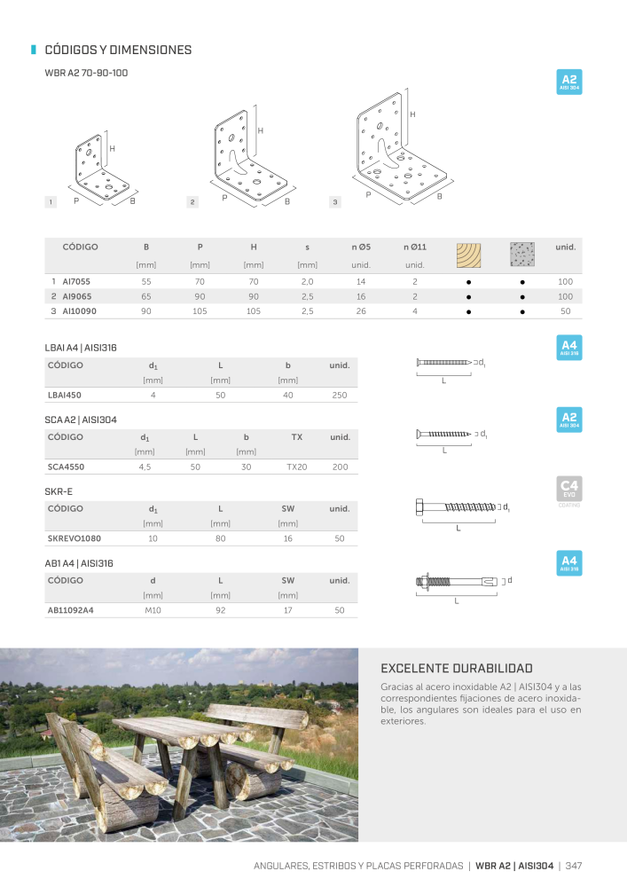 Rothoblaas - Conector de construcción de madera Nº: 20263 - Página 347