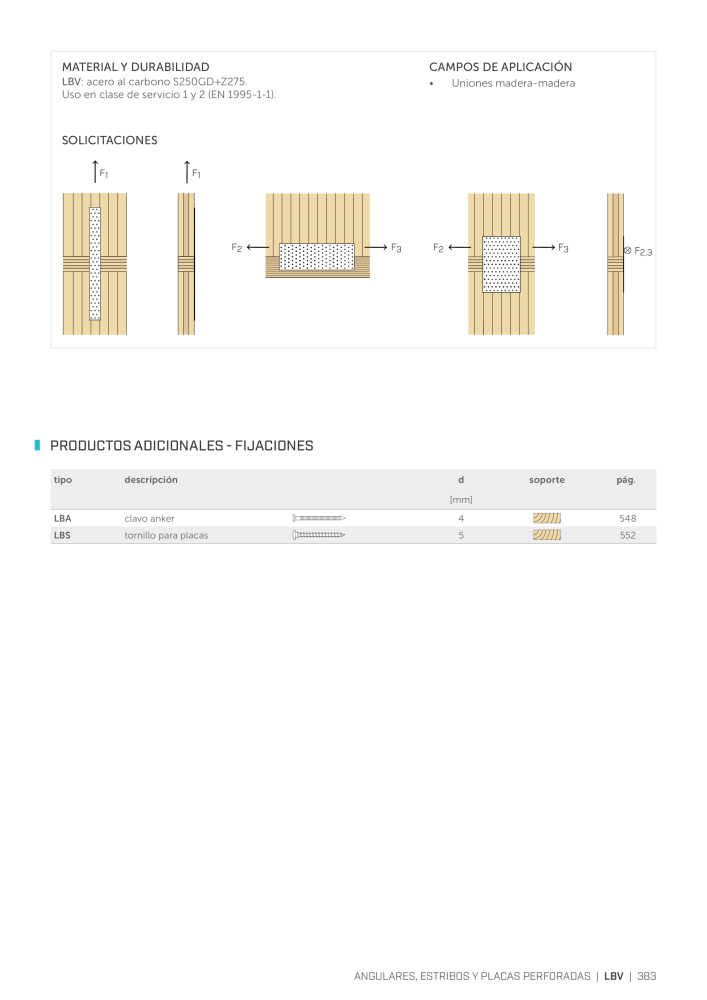 Rothoblaas - Conector de construcción de madera NEJ.: 20263 - Sida 383