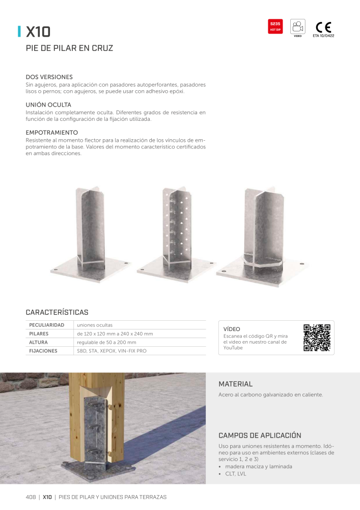 Rothoblaas - Conector de construcción de madera Nº: 20263 - Página 408