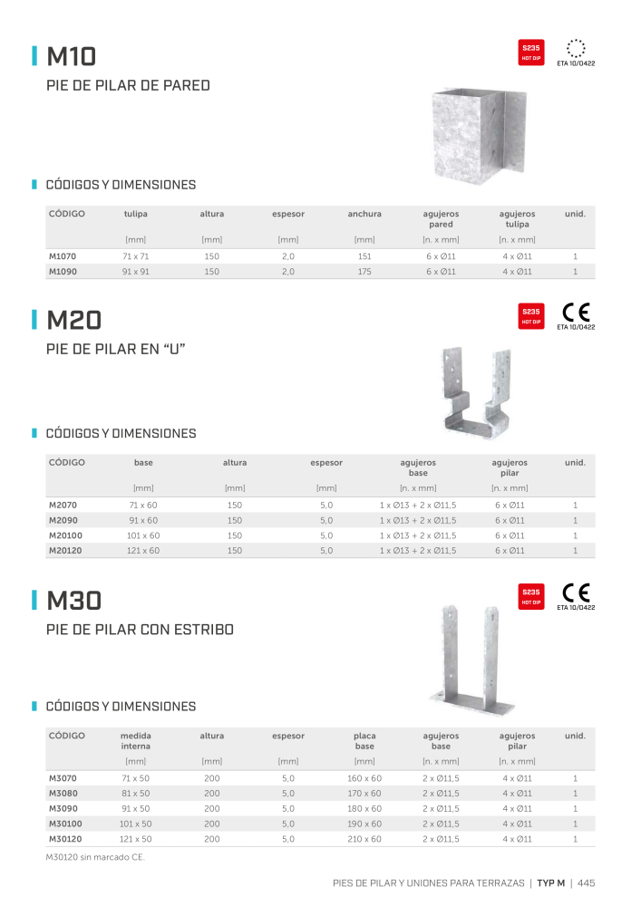 Rothoblaas - Conector de construcción de madera Nº: 20263 - Página 445