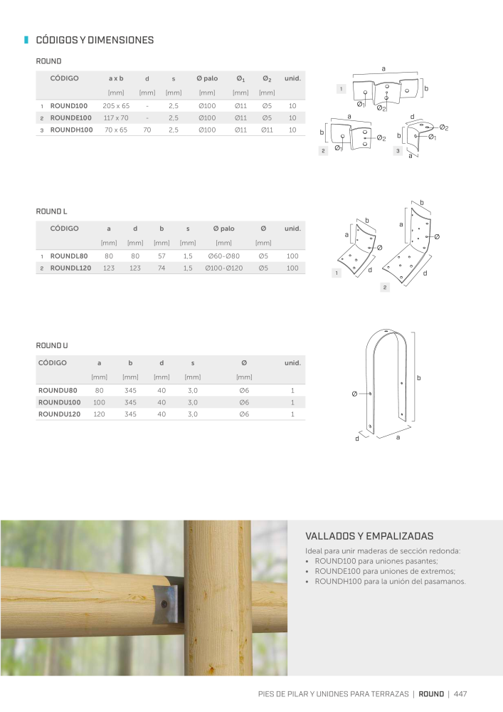 Rothoblaas - Conector de construcción de madera Nº: 20263 - Página 447