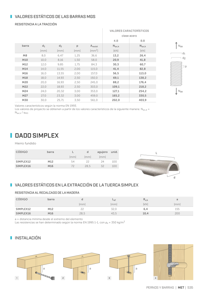 Rothoblaas - Conector de construcción de madera NR.: 20263 - Seite 535