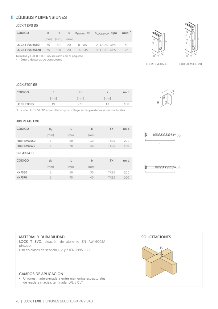 Rothoblaas - Conector de construcción de madera Nº: 20263 - Página 76