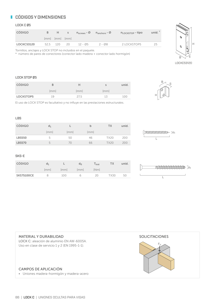 Rothoblaas - Conector de construcción de madera NEJ.: 20263 - Sida 86