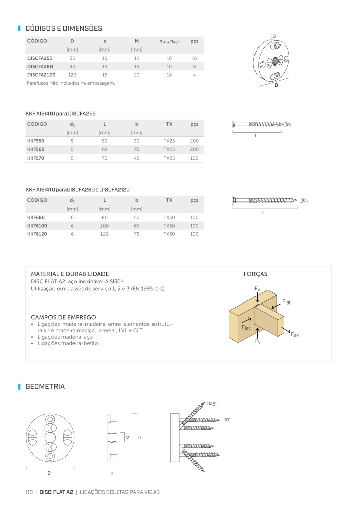 Rothoblaas - Conector de construção em madeira Nº: 20264 - Página 118