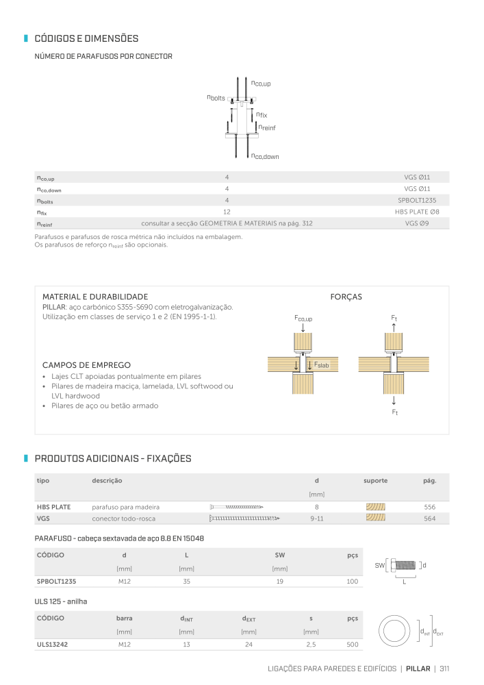 Rothoblaas - Conector de construção em madeira Nº: 20264 - Página 311