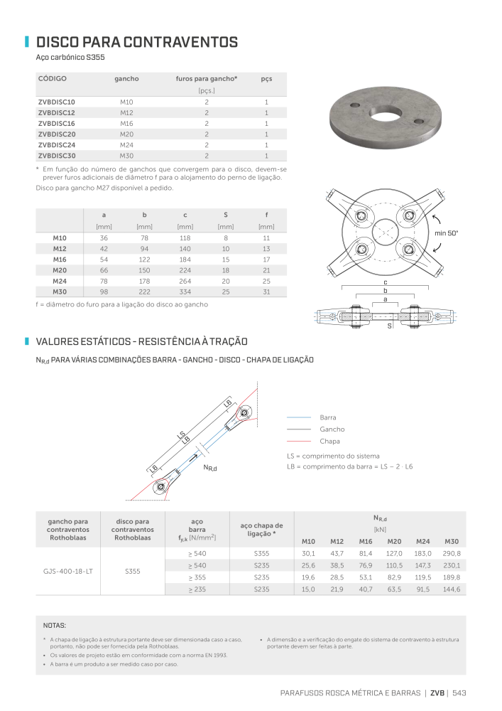 Rothoblaas - Conector de construção em madeira Nb. : 20264 - Page 543