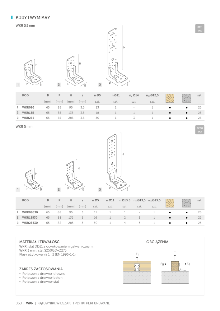 Rothoblaas - łącznik do konstrukcji drewnianych Č. 20268 - Strana 350