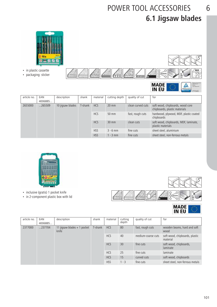 Wolfcraft Main Catalogue Tools NR.: 2027 - Pagina 101