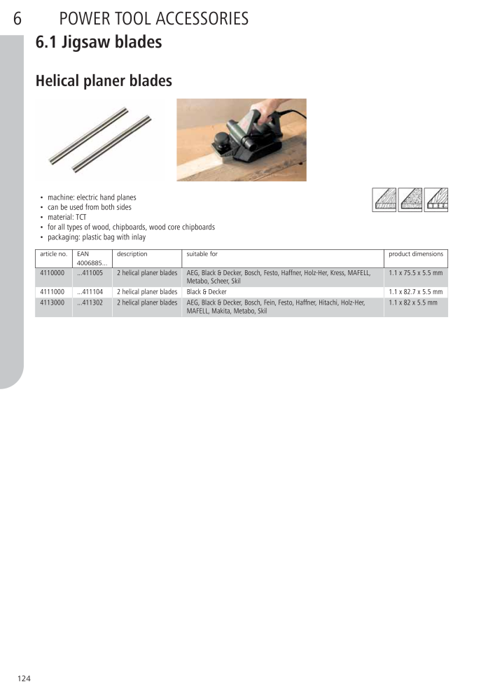 Wolfcraft Main Catalogue Tools NO.: 2027 - Page 124