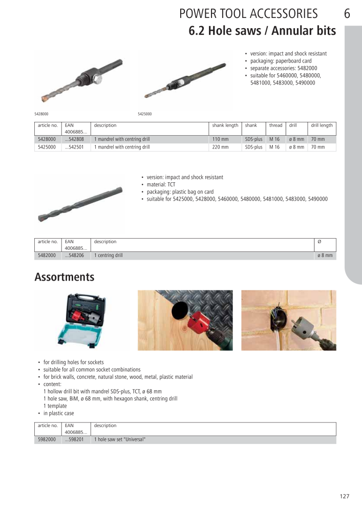 Wolfcraft Main Catalogue Tools n.: 2027 - Pagina 127