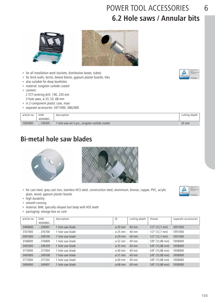 Wolfcraft Main Catalogue Tools NR.: 2027 - Strona 133