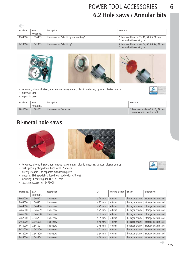 Wolfcraft Main Catalogue Tools NO.: 2027 - Page 135