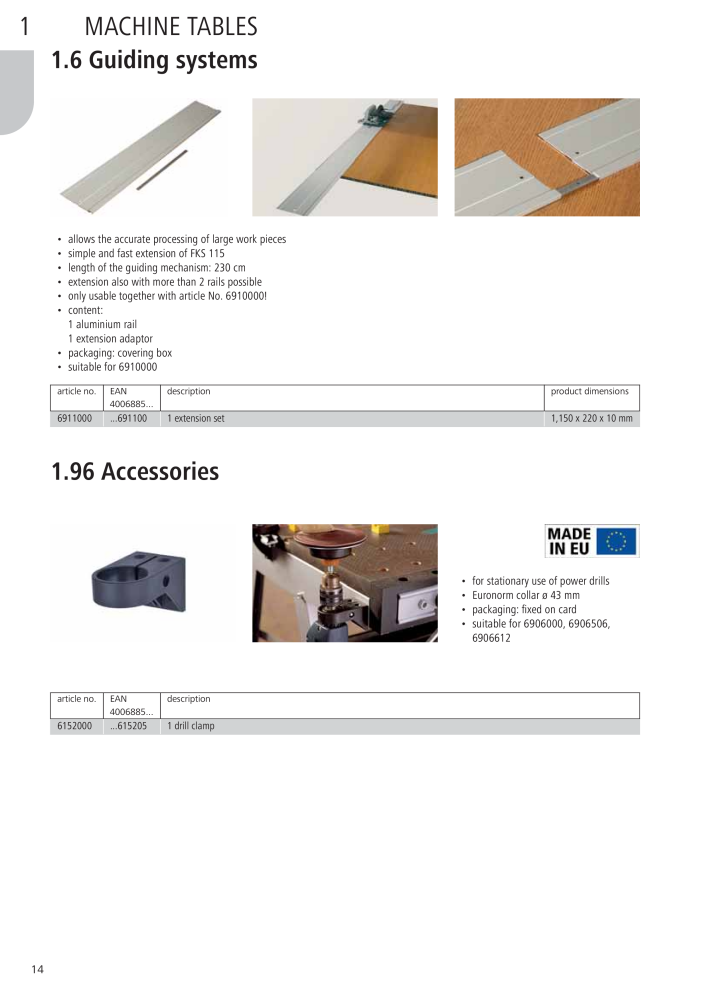 Wolfcraft Main Catalogue Tools NR.: 2027 - Seite 14