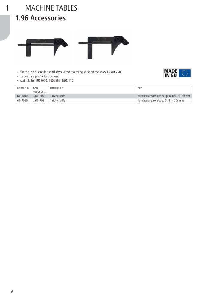 Wolfcraft Main Catalogue Tools NR.: 2027 - Seite 16