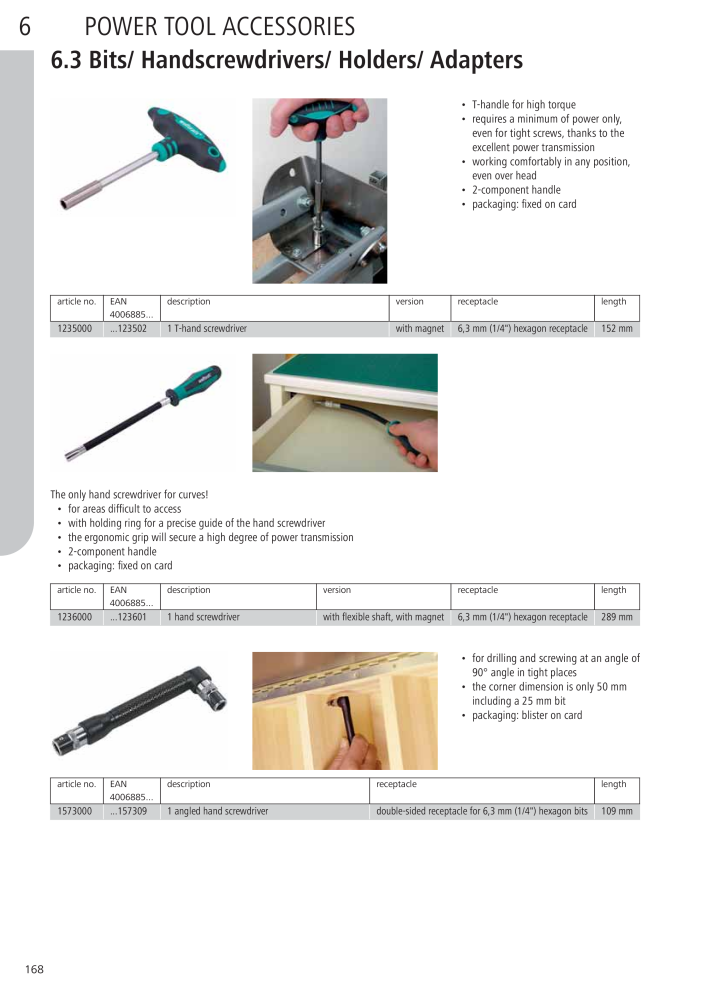 Wolfcraft Main Catalogue Tools NR.: 2027 - Pagina 168