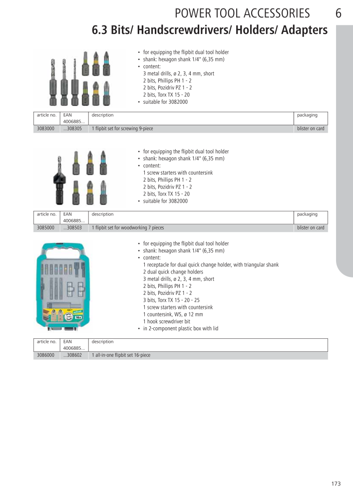 Wolfcraft Main Catalogue Tools Č. 2027 - Strana 173