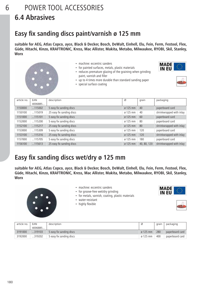 Wolfcraft Main Catalogue Tools Nº: 2027 - Página 180