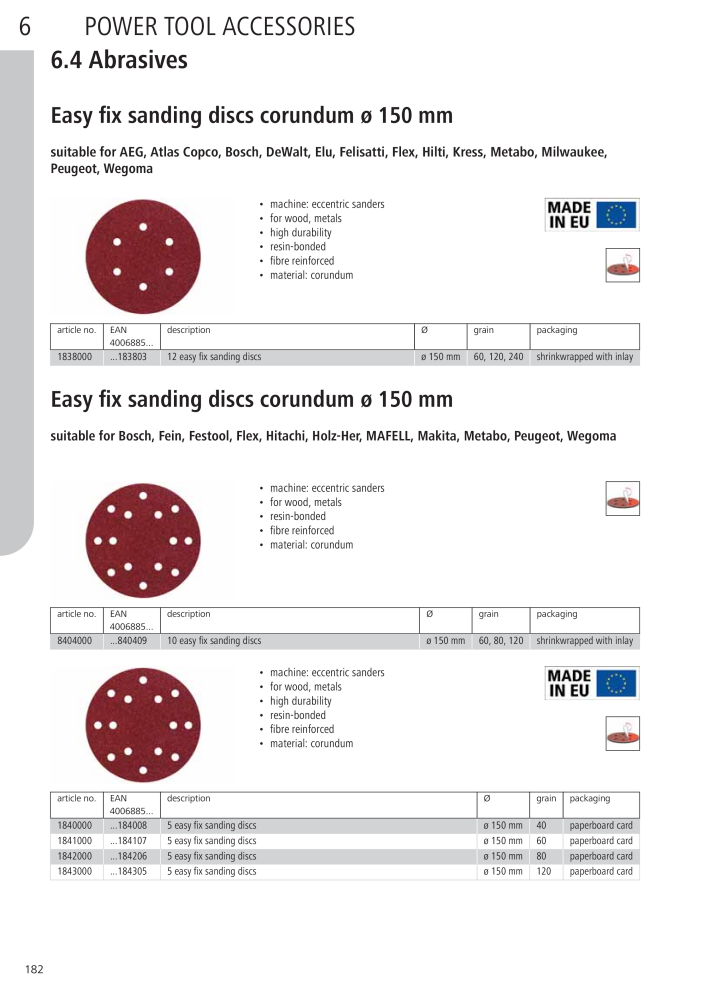 Wolfcraft Main Catalogue Tools NR.: 2027 - Strona 182