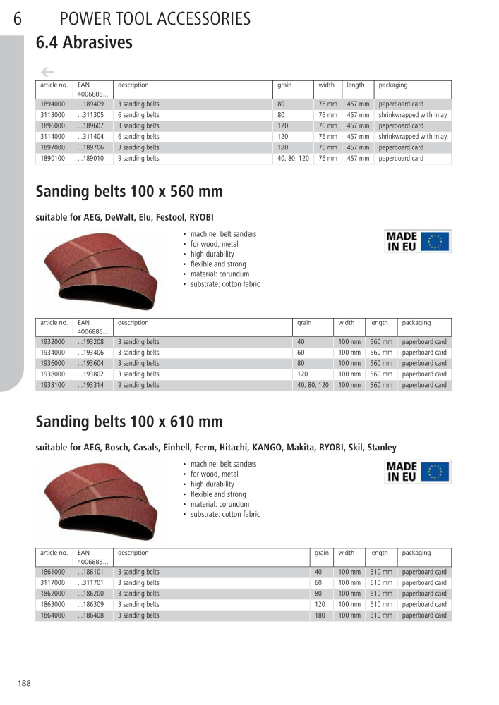 Wolfcraft Main Catalogue Tools n.: 2027 - Pagina 188