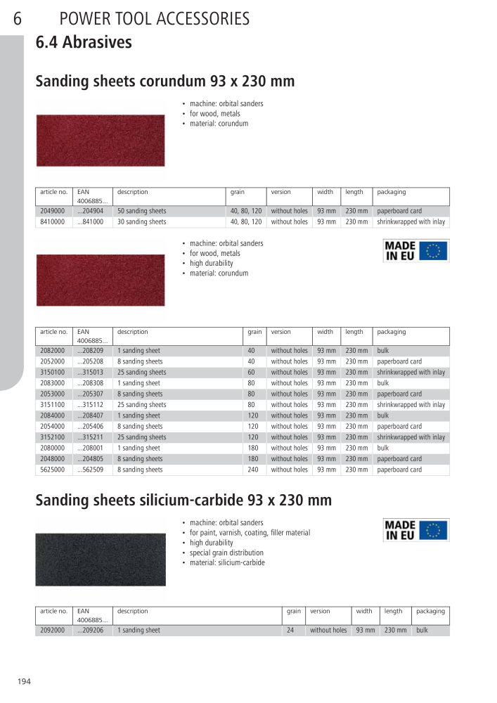 Wolfcraft Main Catalogue Tools NR.: 2027 - Pagina 194