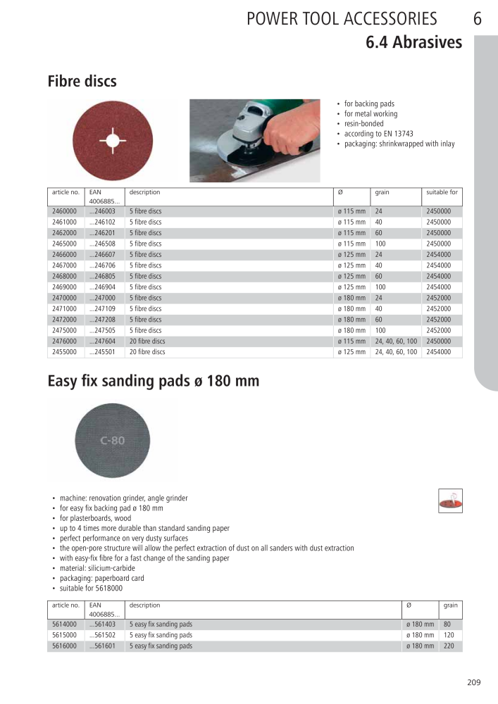 Wolfcraft Main Catalogue Tools Nº: 2027 - Página 209