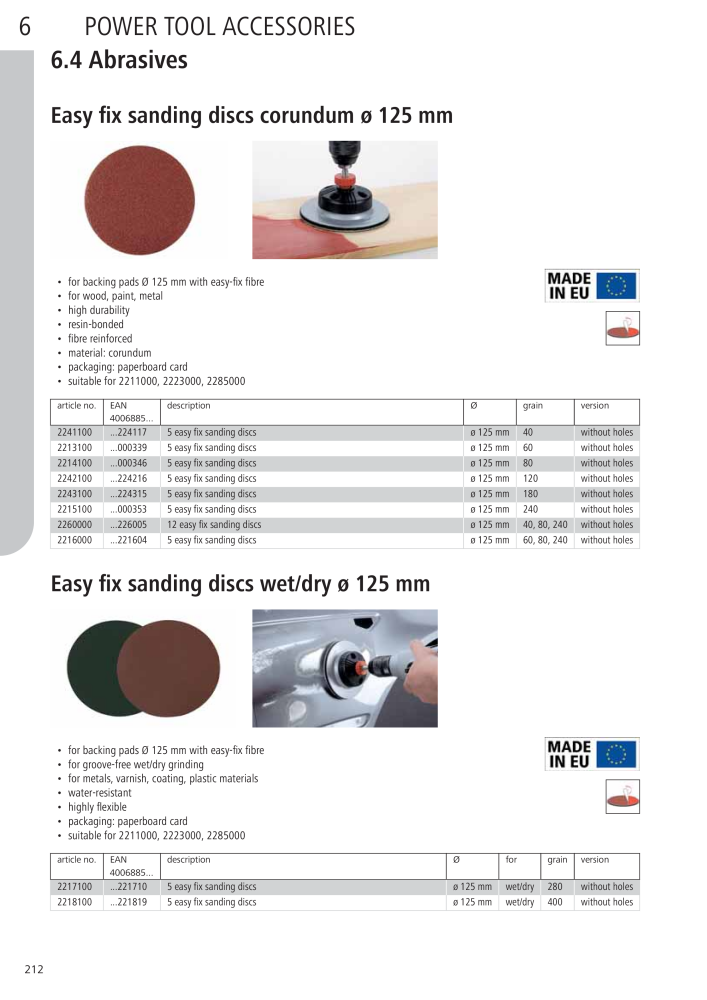 Wolfcraft Main Catalogue Tools Nº: 2027 - Página 212