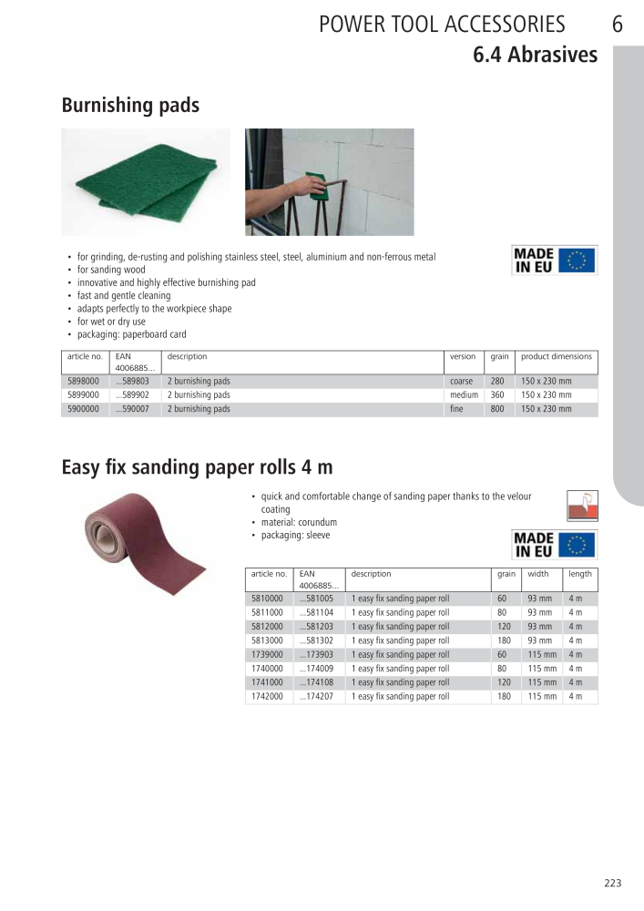 Wolfcraft Main Catalogue Tools NR.: 2027 - Strona 223