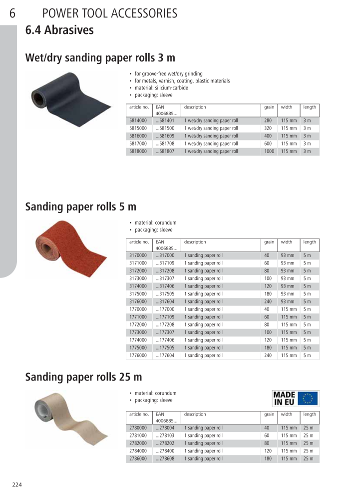 Wolfcraft Main Catalogue Tools NO.: 2027 - Page 224