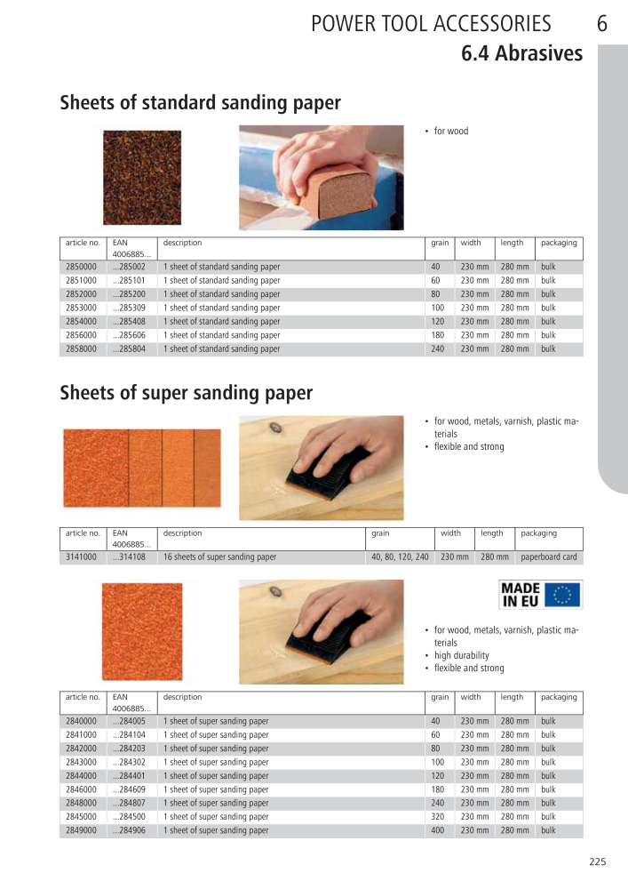 Wolfcraft Main Catalogue Tools NO.: 2027 - Page 225